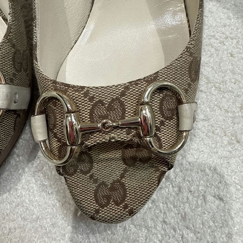 Gucci Heels Beige Color Size 38 - Picture 3 of 7